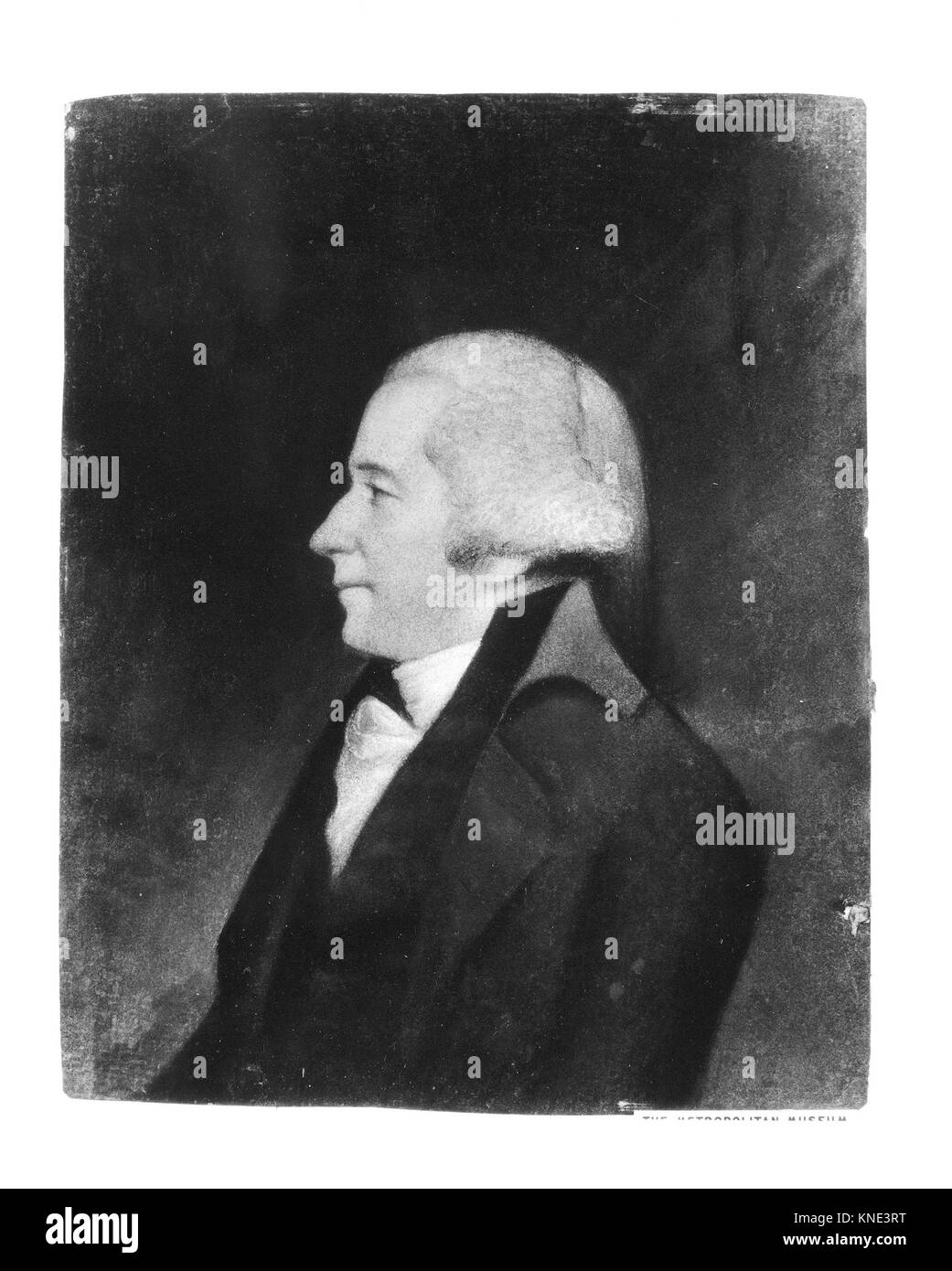 Porträt von Alexander Hamilton, der seine Rolle als erster US-Finanzminister und seine Bedeutung in der frühen amerikanischen Regierung hervorhebt. Stockfoto