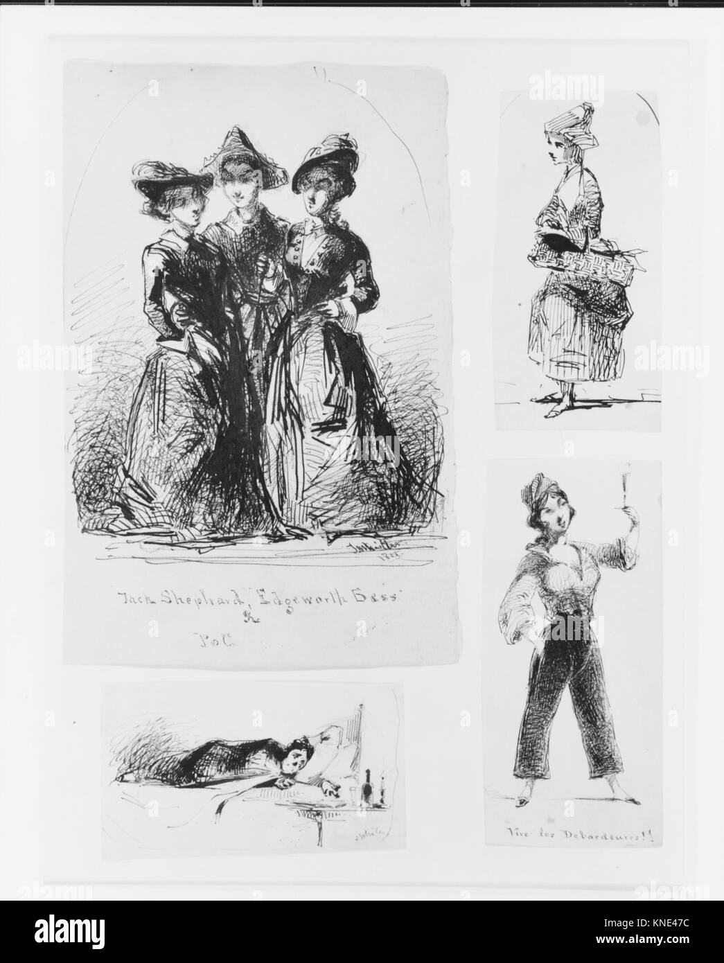 Die Sketchbook-Figur zeigt eine im Bett liegende Person und veranschaulicht menschliche Verletzlichkeit, Zustand und Ausdruck, wie sie in künstlerischen Untersuchungen untersucht wurde. Stockfoto