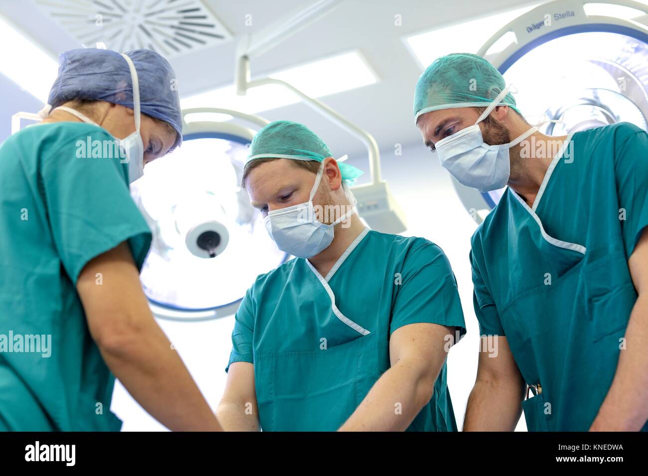 Chirurgie, Op, Krankenhaus, Spanien Stockfoto