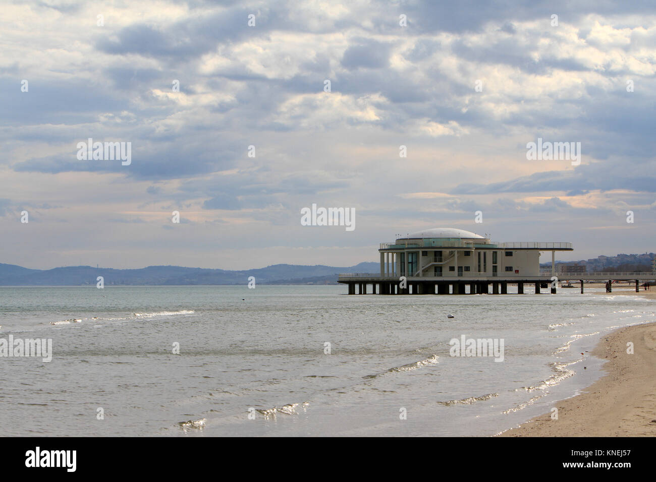 Blick auf die berühmten "Rotonda a Mare' - Senigallia EIN - Italien Stockfoto