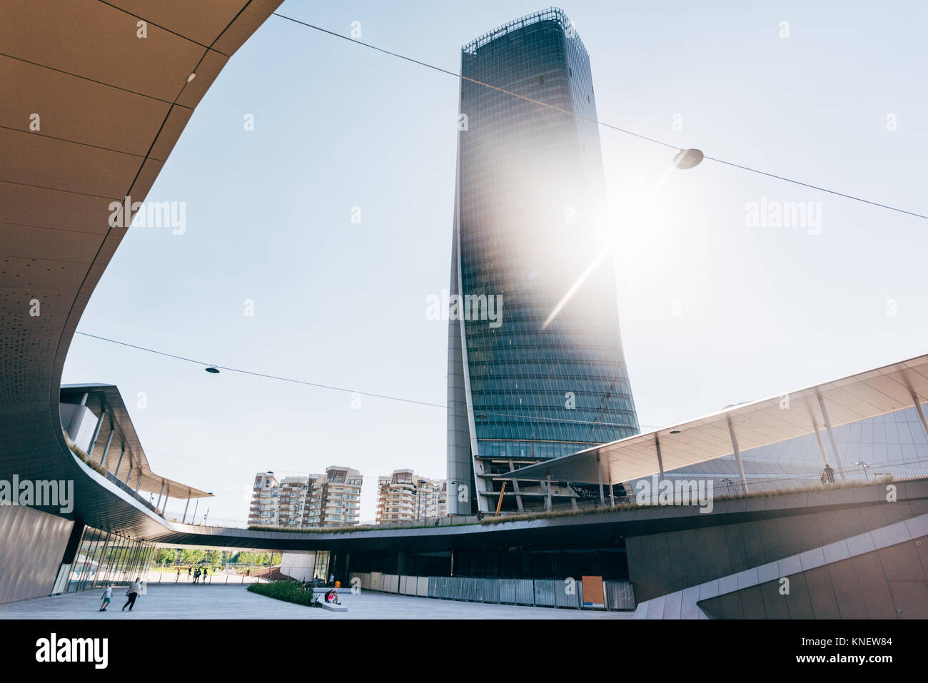 Bürogebäude, Außenansicht, Mailand, Lombardei, Italien, Europa Stockfoto