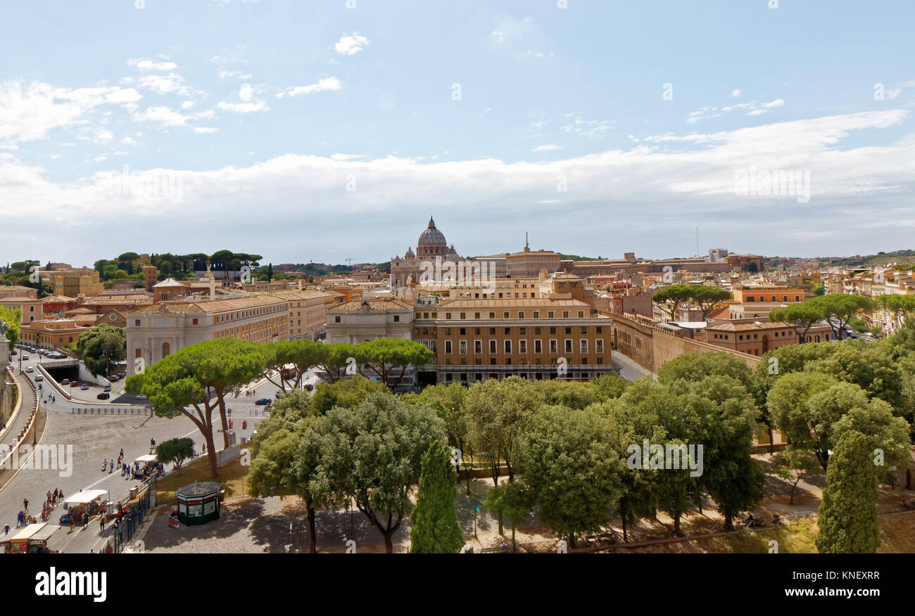 St pPuls vom Dach des Castel snat' Angelo Stockfoto