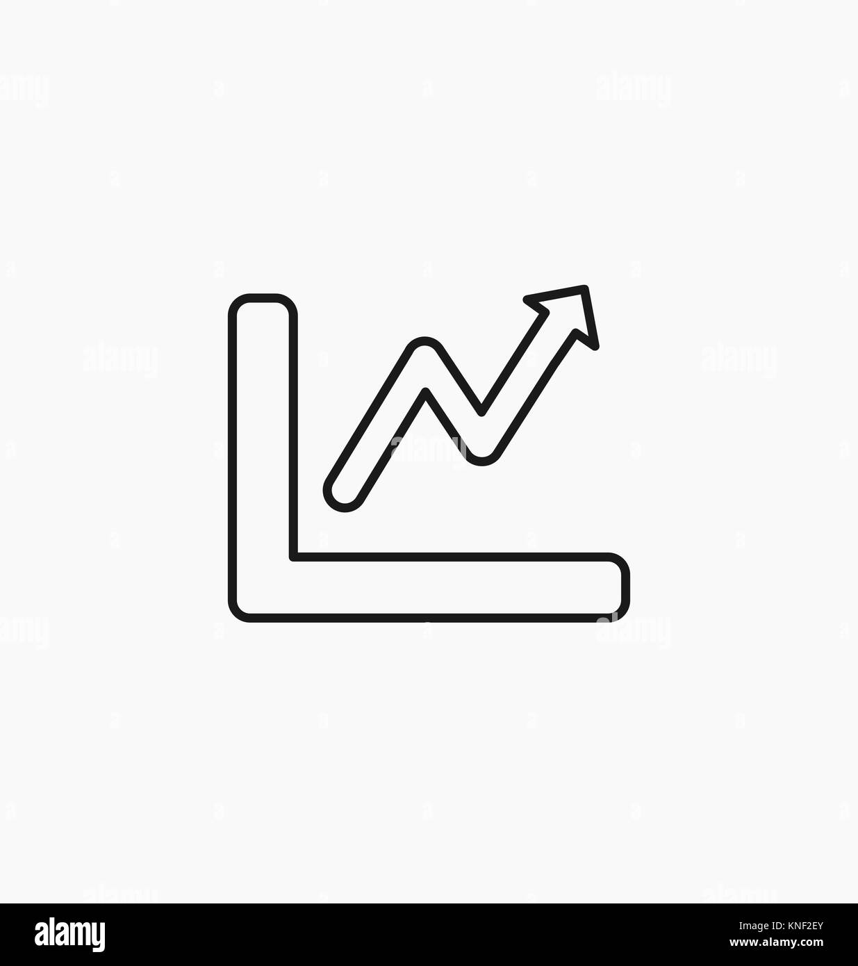 Chart Symbol bar Symbol für Web site Design, Logo, App, UI. Vector Illustration. Stock Vektor