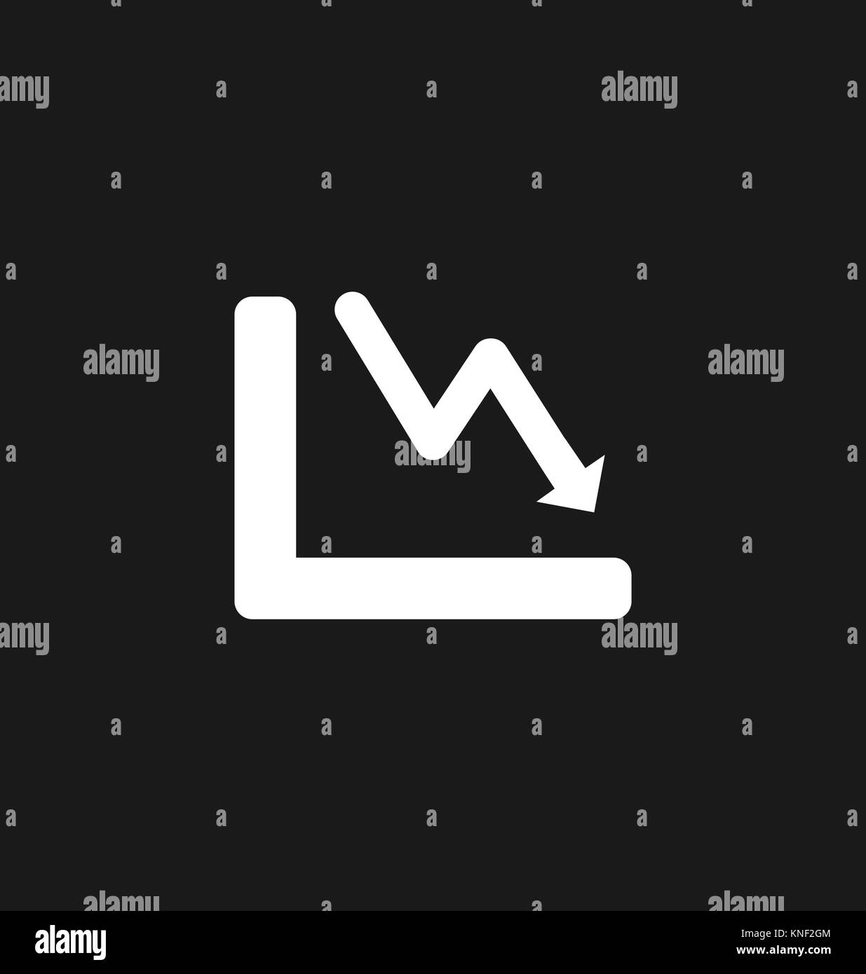 Chart Symbol bar Symbol für Web site Design, Logo, App, UI. Vector Illustration. Stock Vektor