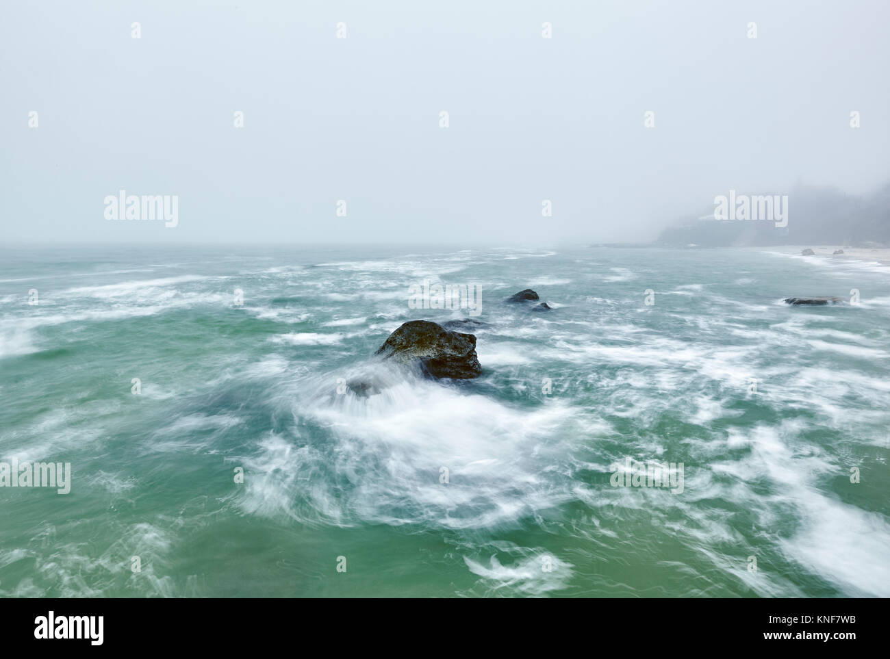 Küstenansicht, Odessa, Odessa, Ukraine, Europa Stockfoto