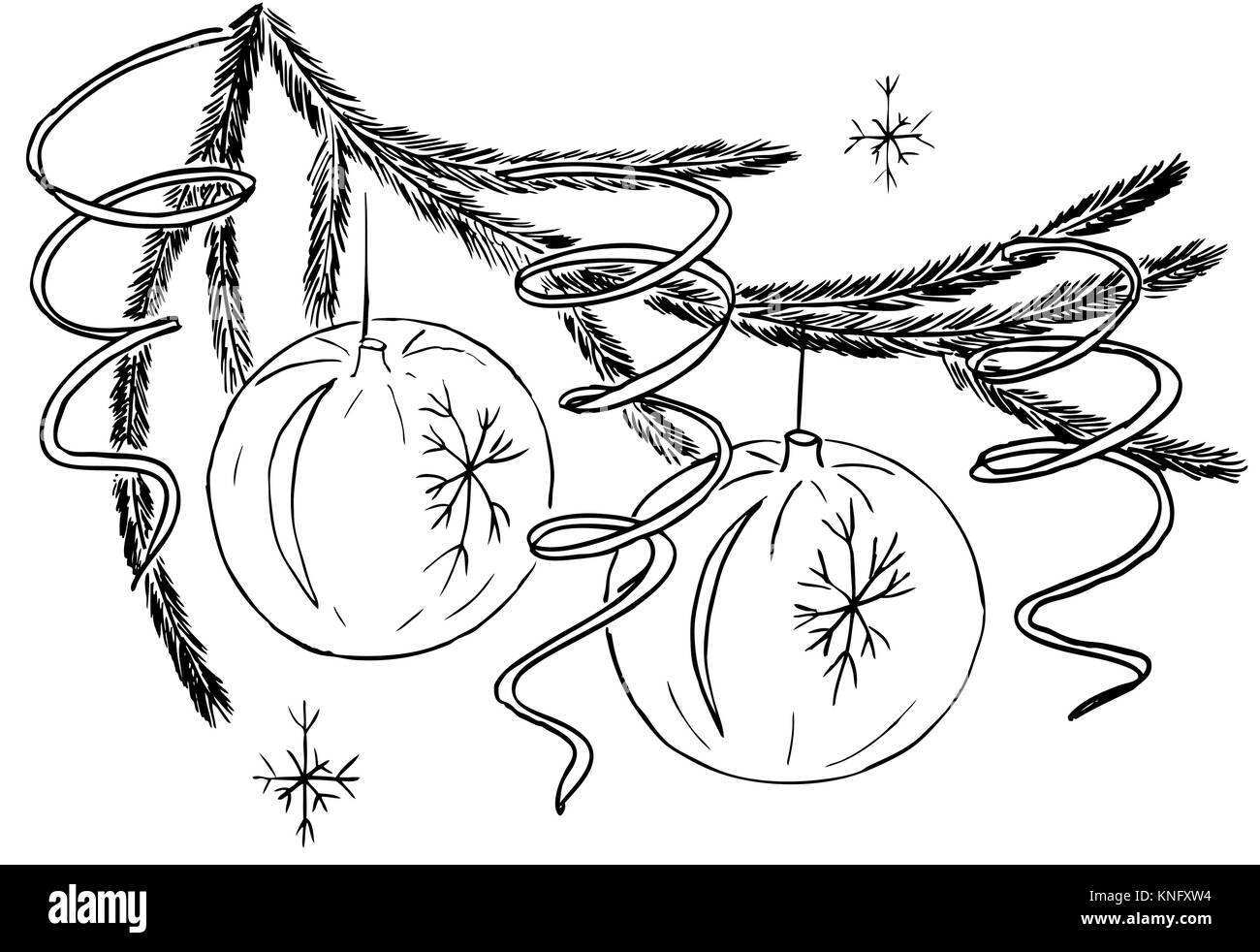 Weihnachtsschmuck Stock Vektor