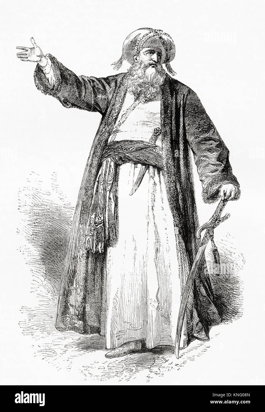 Muhammad, C. 570 - 632. Prophet und Begründer des Islam. Von Station und Lock's illustrierte 