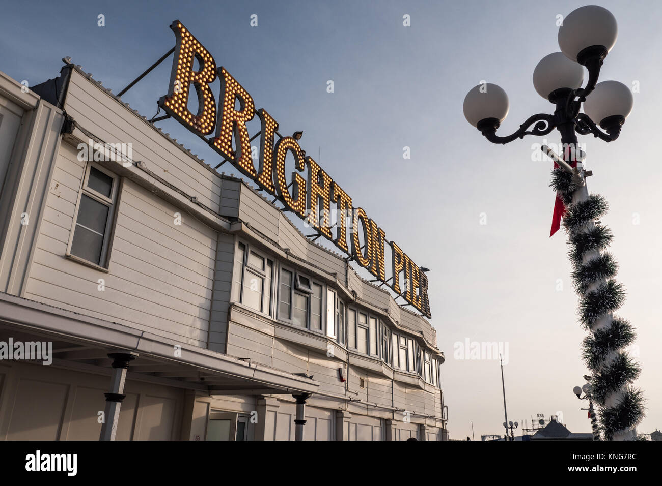 Brighton Pier, Sussex, England, UK. Stockfoto