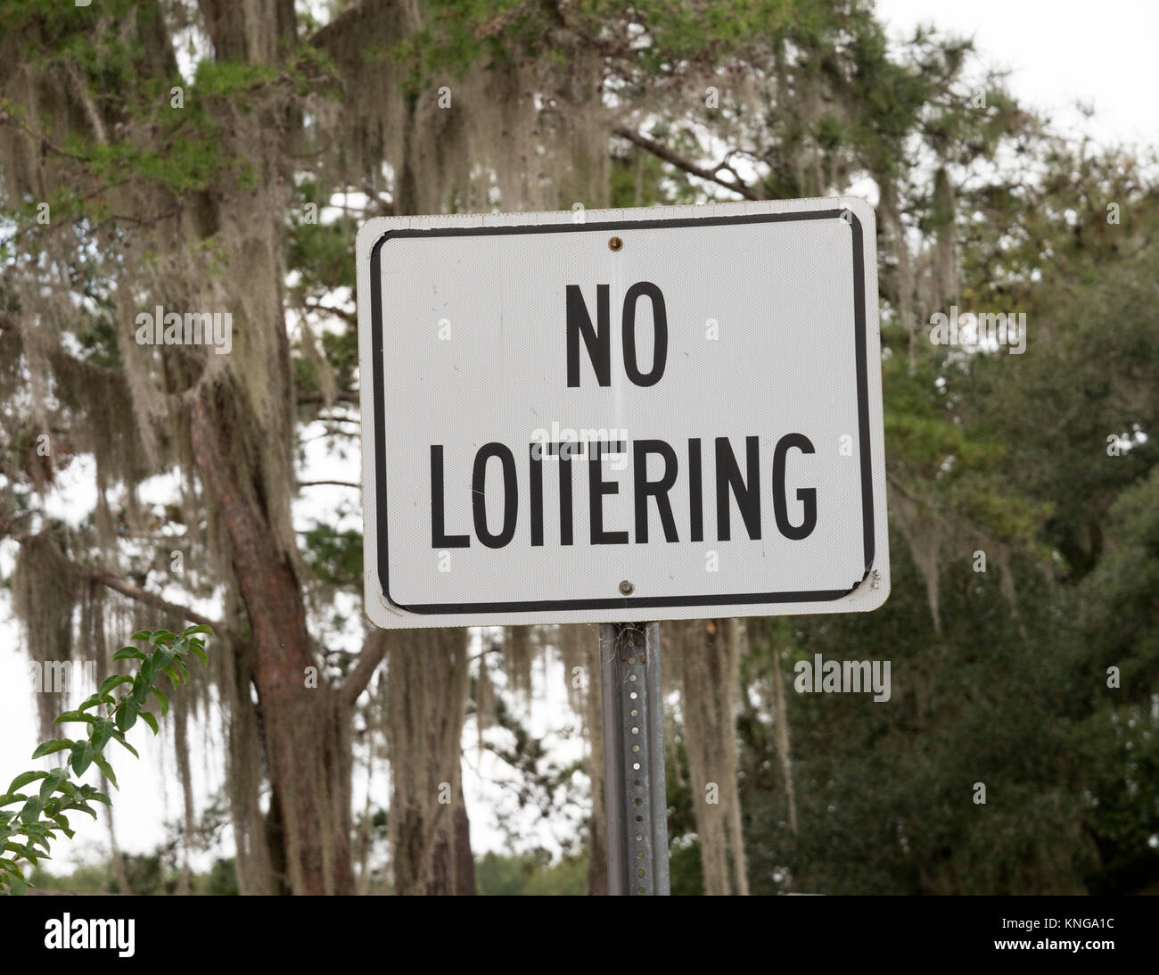 Schilder an der I-75 rest stop. Stockfoto
