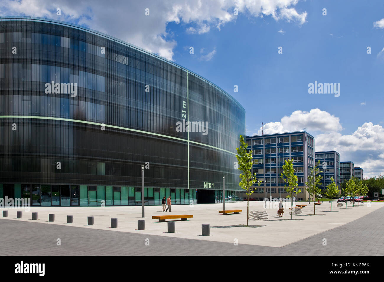 Narosni technicka knihovna, die Nationale Bibliothek der Technik, Dejvice Bezirk, Prag, Tschechische Republik - Architektur Grand Prix Stockfoto
