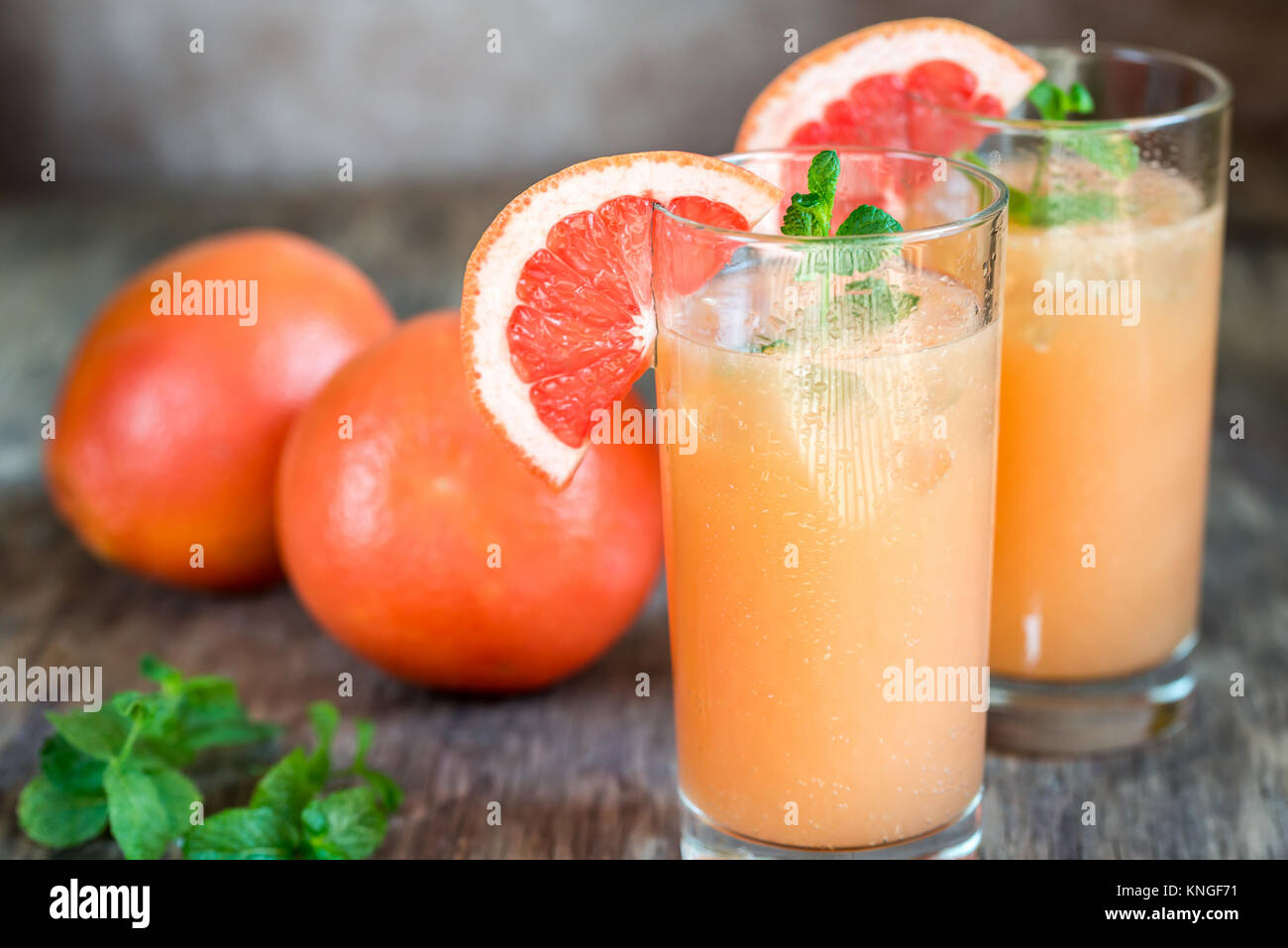 Grapefruit und Tequila Paloma Cocktail Stockfoto