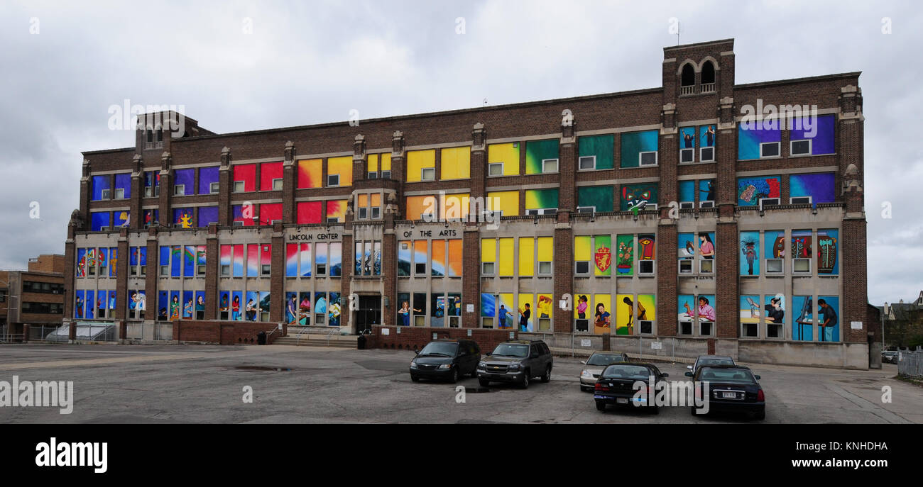Lincoln Center der Künste, Milwaukee, WI Stockfoto