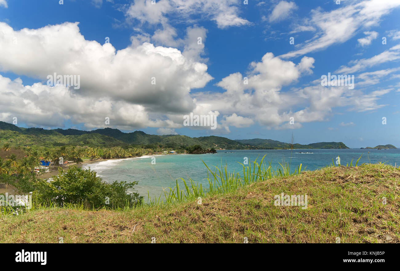 Princes Bay - Roxborough tropical beach - Karibische Insel Tobago Stockfoto