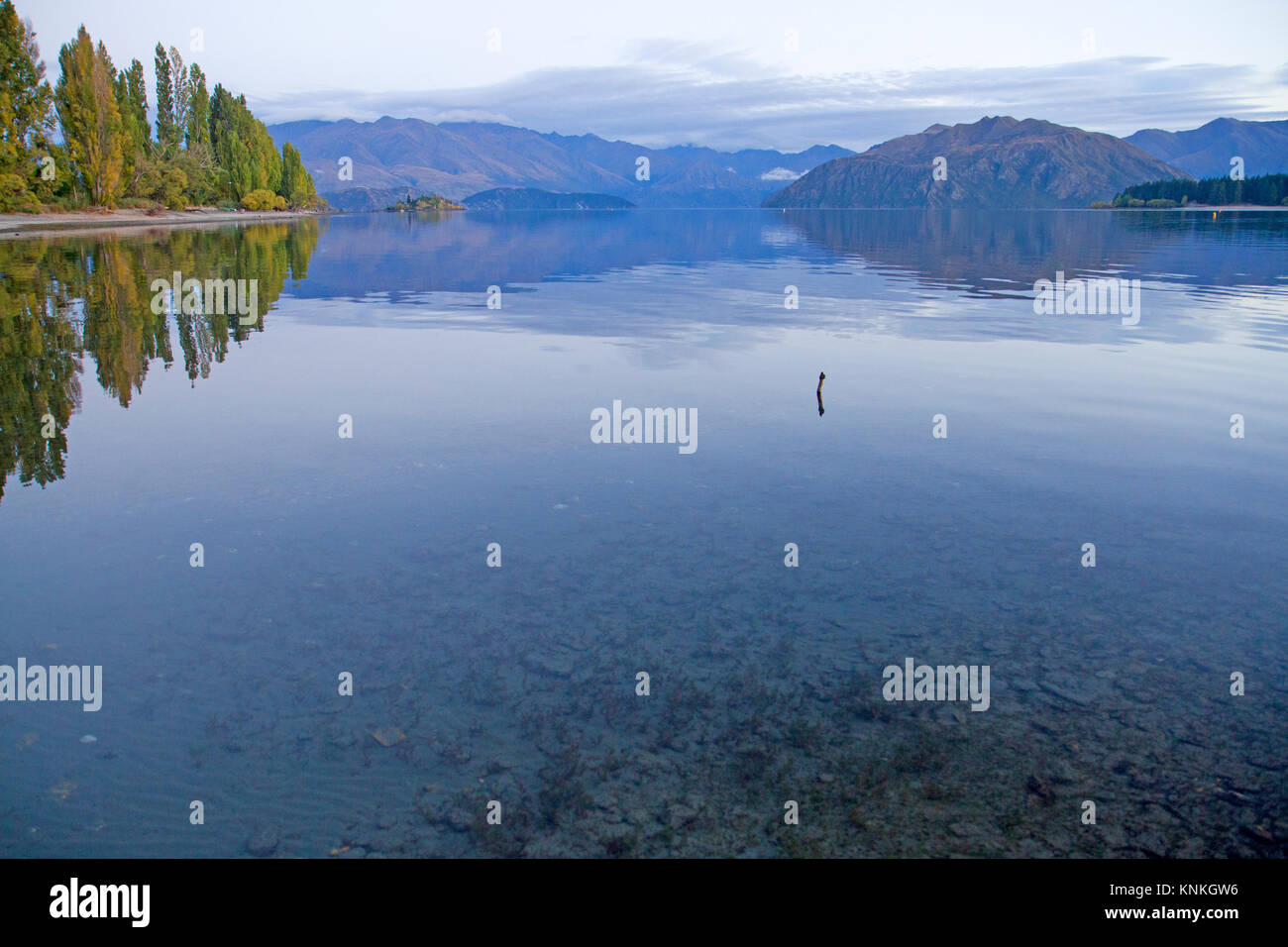 Lake Wanaka Stockfoto