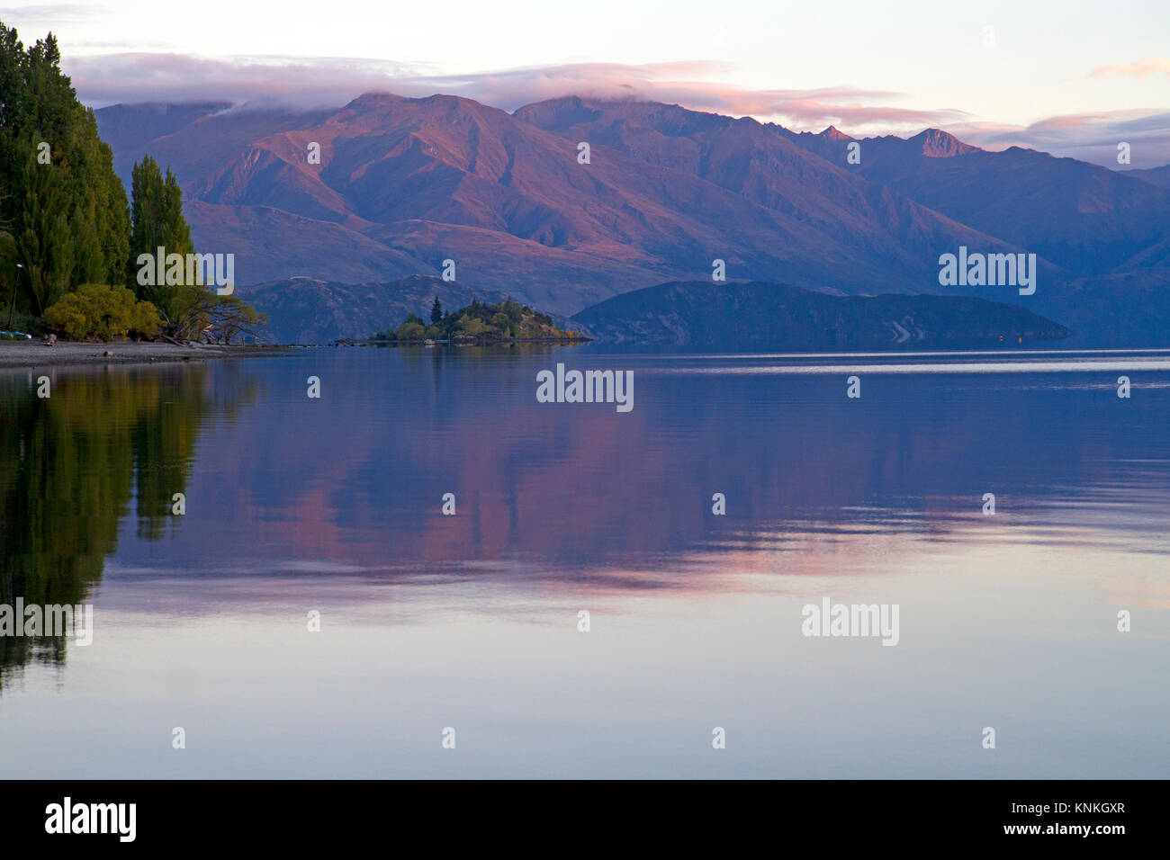 Lake Wanaka Stockfoto