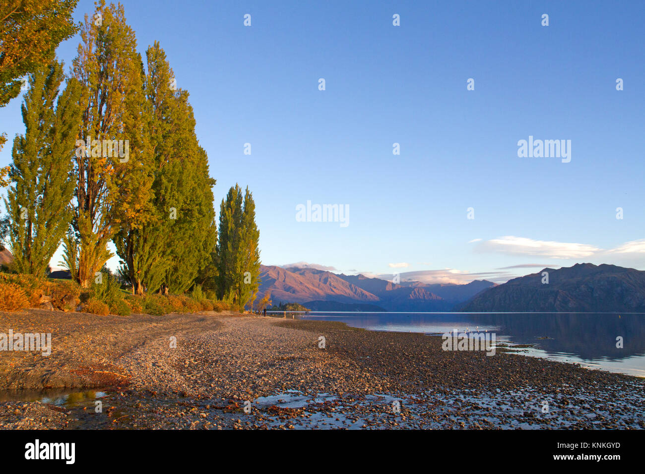 Lake Wanaka Stockfoto