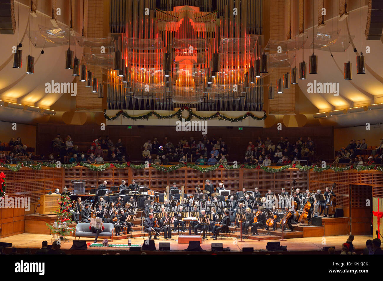 Die Louise M. in der Davies Symphony Hall und dem San Francisco Symphony Orchestra Stockfoto