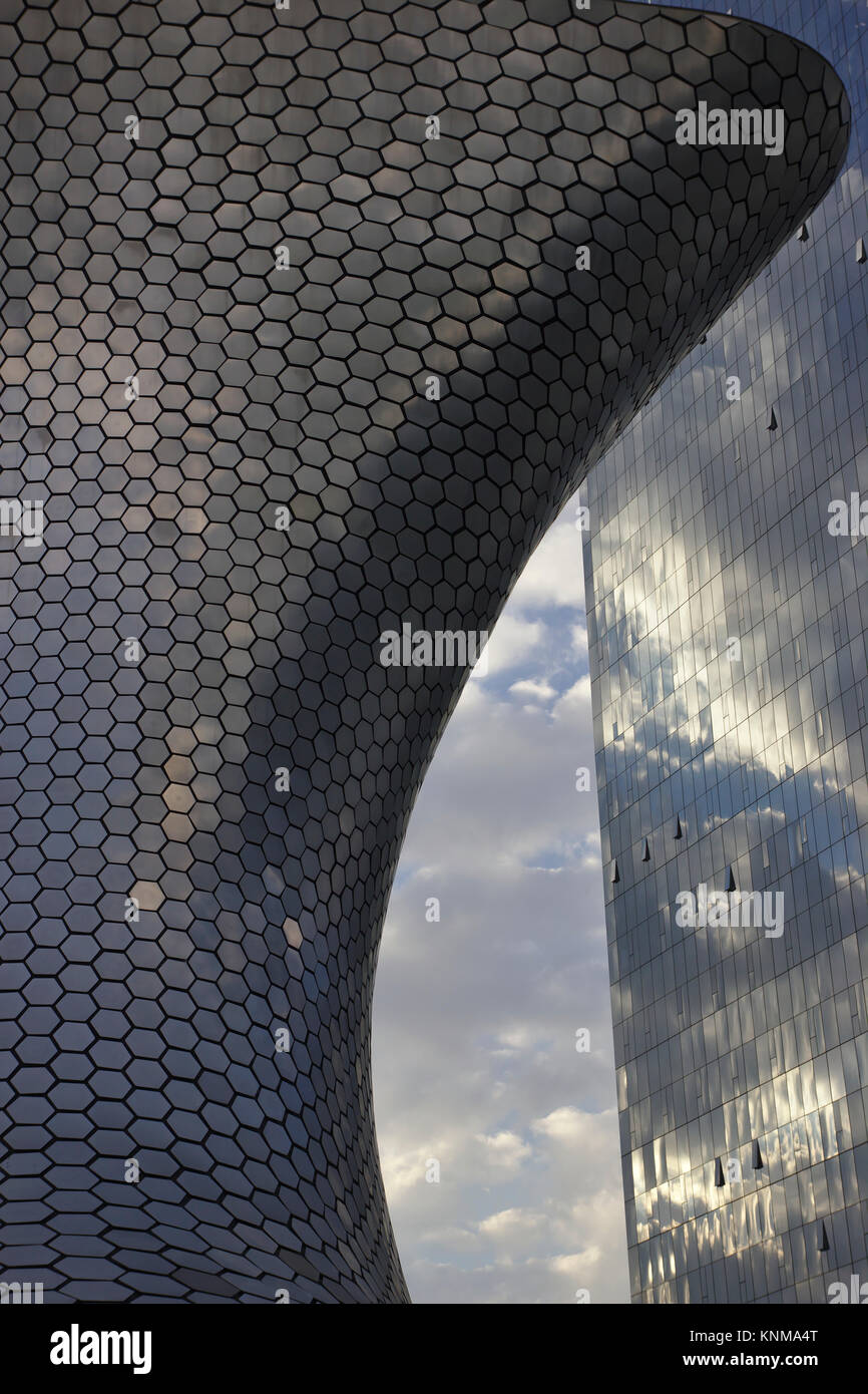 Museo Soumaya, Mexiko-Stadt Stockfoto