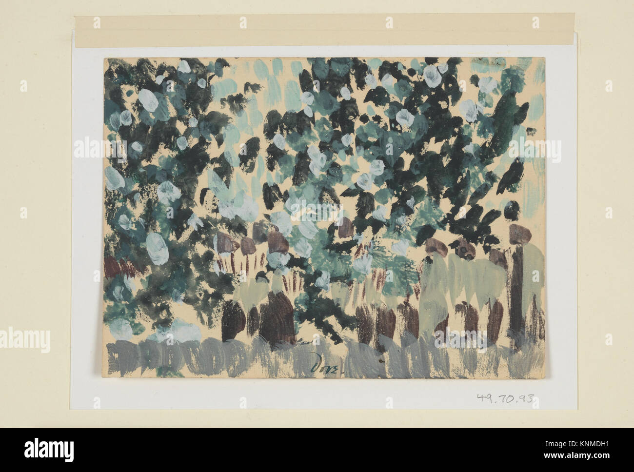 Green Leaves, Künstler: Arthur Dove (American, Canandaigua, New York 1880–1946 Huntington, New York), CA. 1930, Mittel: Tempera auf Papier Stockfoto