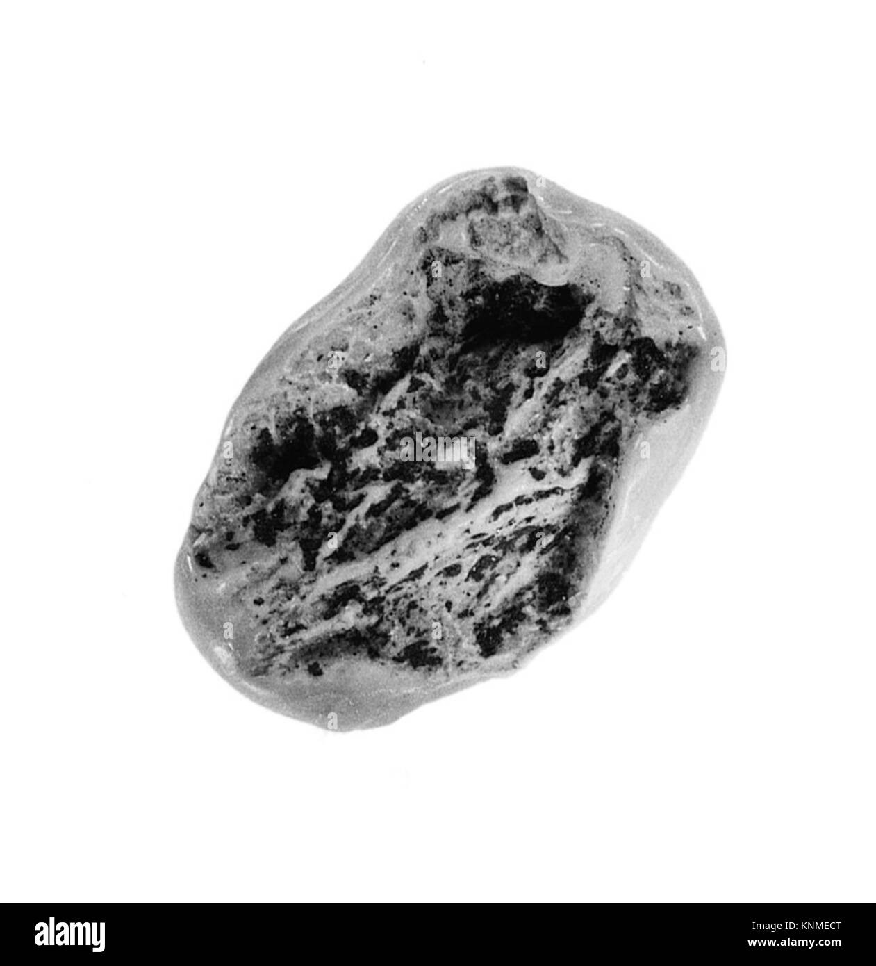 Ein ägyptisches Verwaltungssiegel des Mittleren Königreichs aus der Dynastie 12–13 (ca. 1981–1640 v. Chr.), ausgegraben in Lisht South nahe dem Grab von Imhotep, aus ungebranntem Ton. Stockfoto