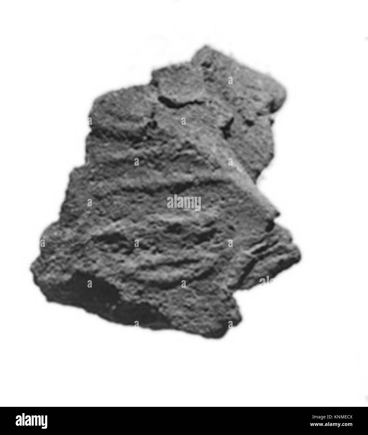 Titel: Verwaltungssiegel, Periode: Mittleres Königreich, Dynastie: Dynastie 12–13, Datum: Ca. 1981–1640 v. Chr., Geographie: Aus Ägypten, Memphite Region, Lisht Süd, südlich des Grabes von Imhotep, nördlich des königlichen Dammes, MMA-Ausgrabungen, 1930–31, Mittel: Ton (ungebrannt) Stockfoto