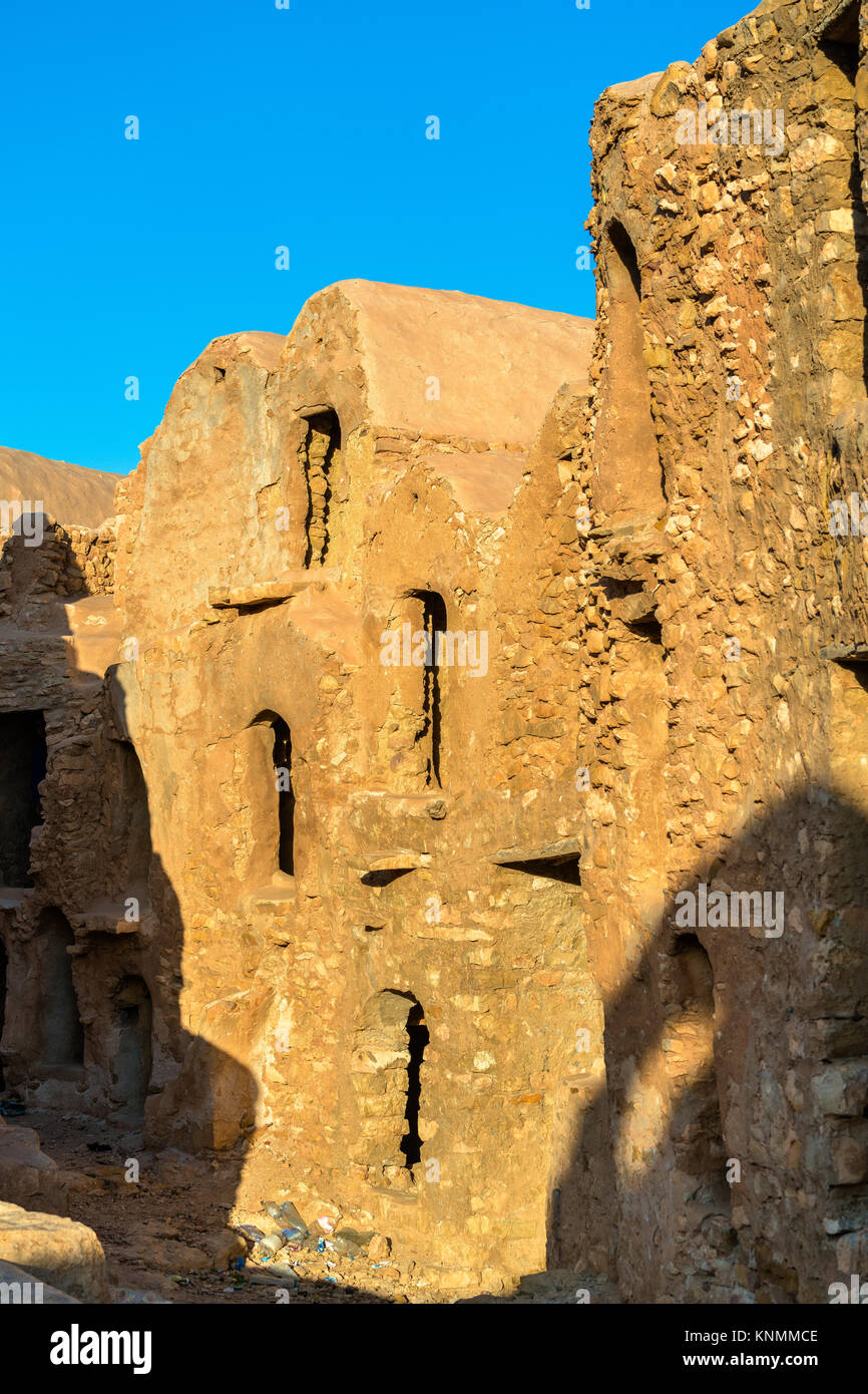 Ksar Meguebla, ein befestigtes Dorf in Tataouine, südlichen Tunesien Stockfoto