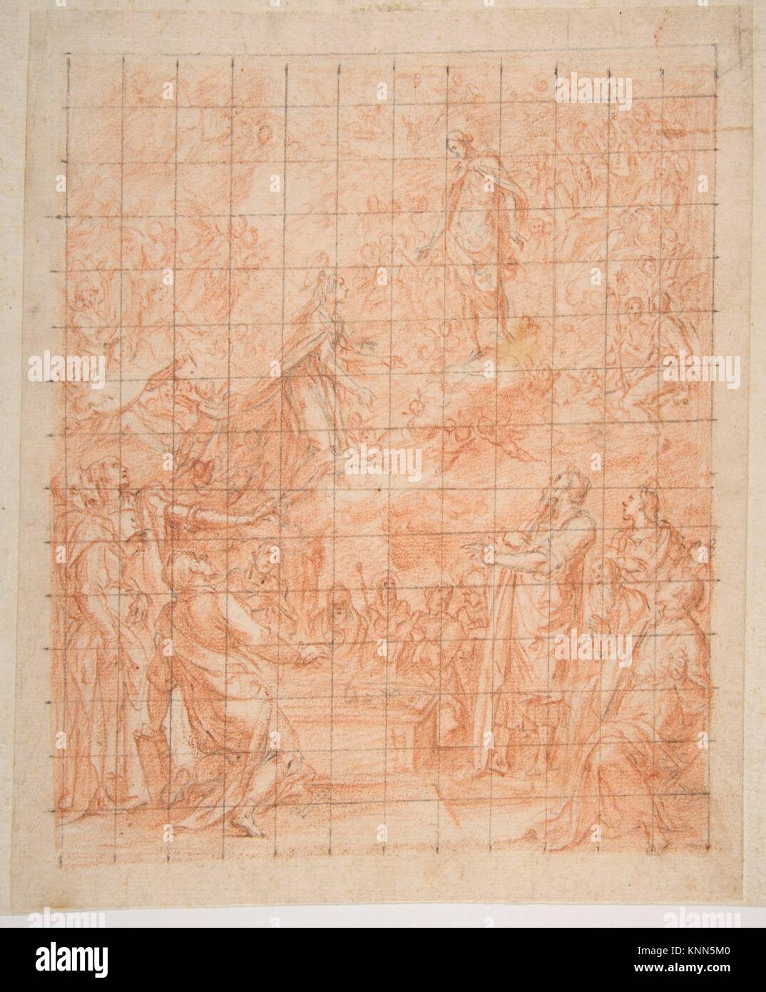 Die Himmelfahrt der Jungfrau. Artist: zugeschrieben, Bernardino Poccetti (Italienisch, San Marino di Valdelsa 1548-1612 Florenz); Datum: 1548-1612; Stockfoto