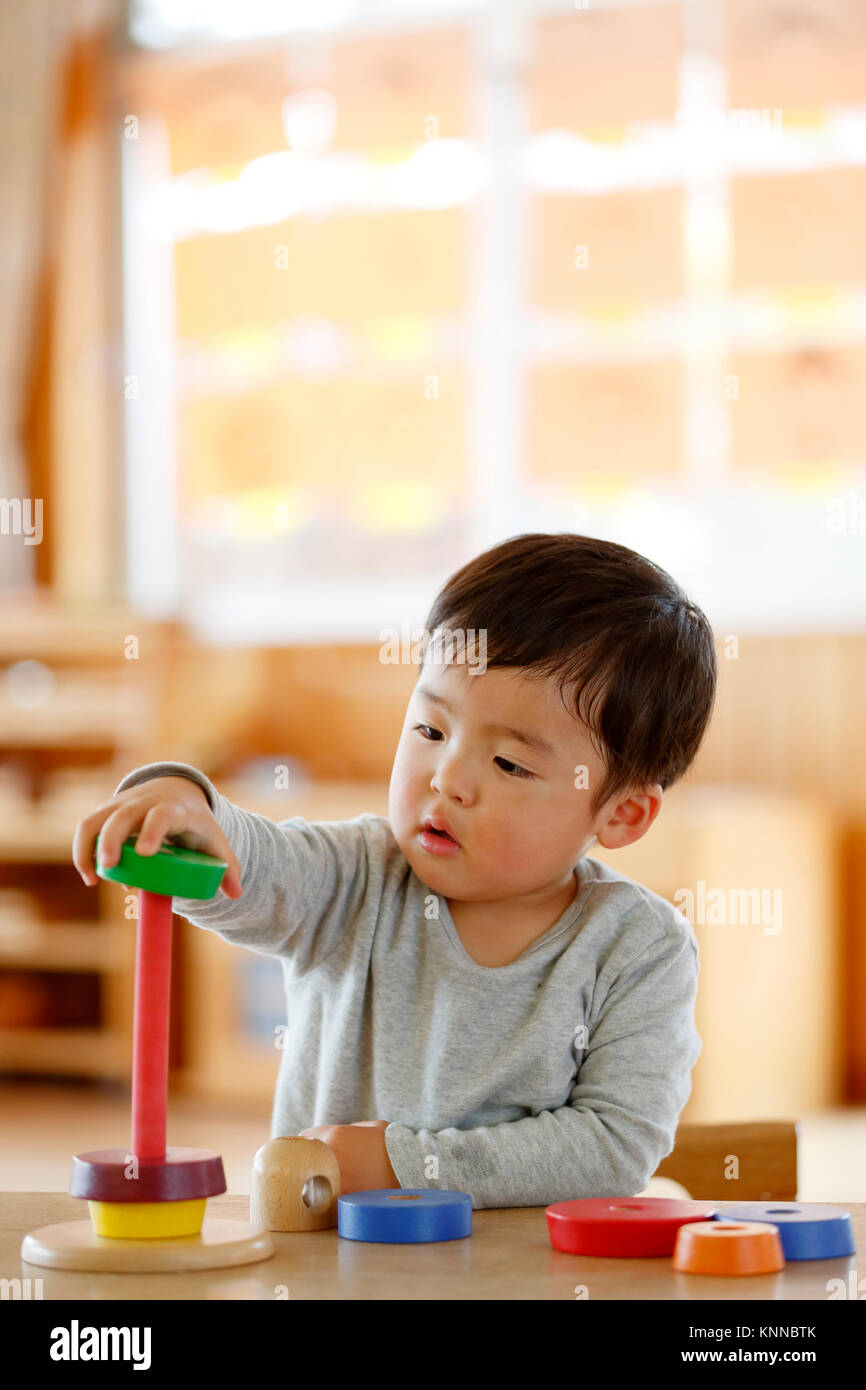 Zicklein am Japanischen Kindergarten Stockfoto