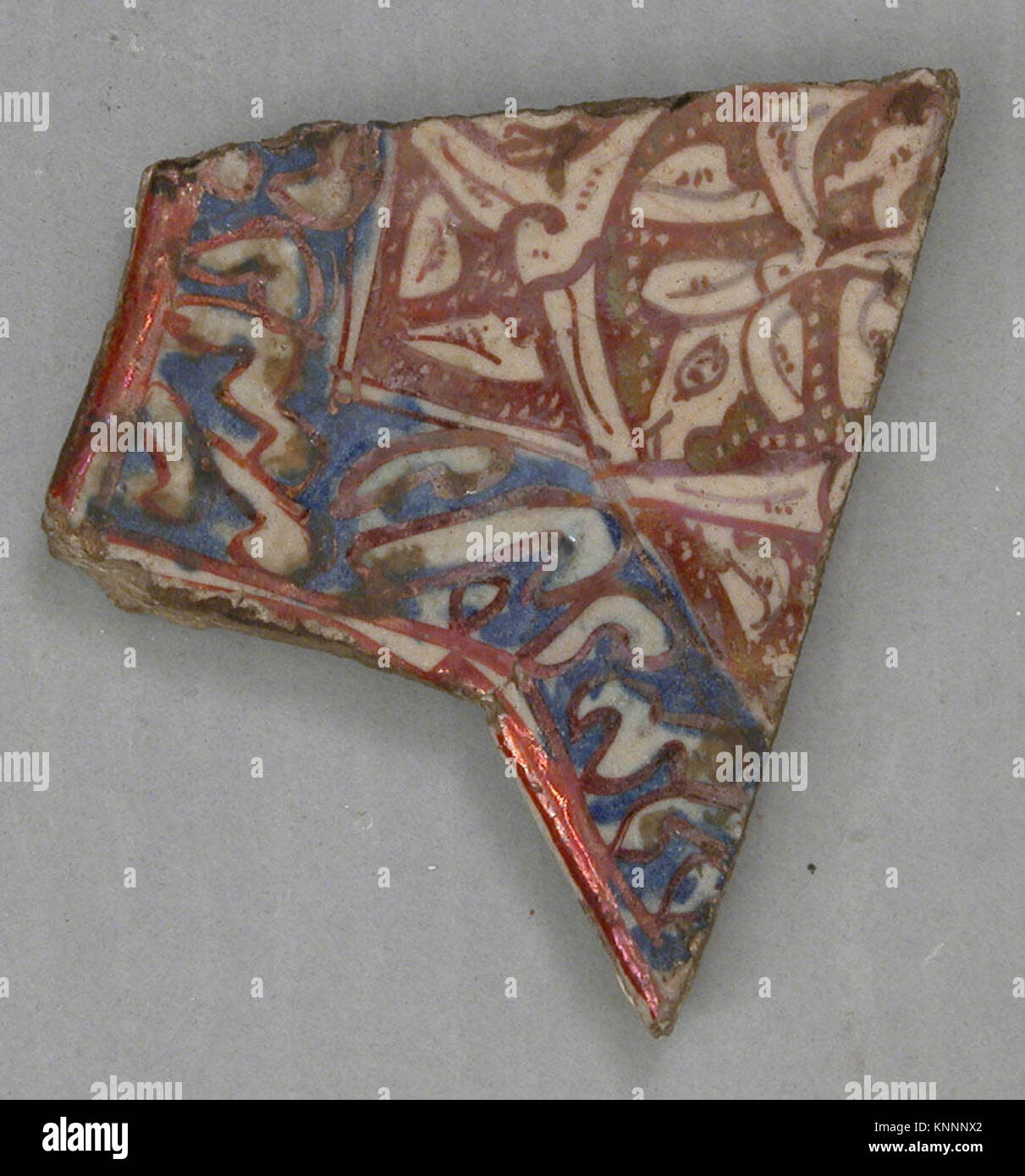 Fragment einer Star-Shaped Fliese MET SF91-1"-117 444464 Stockfoto