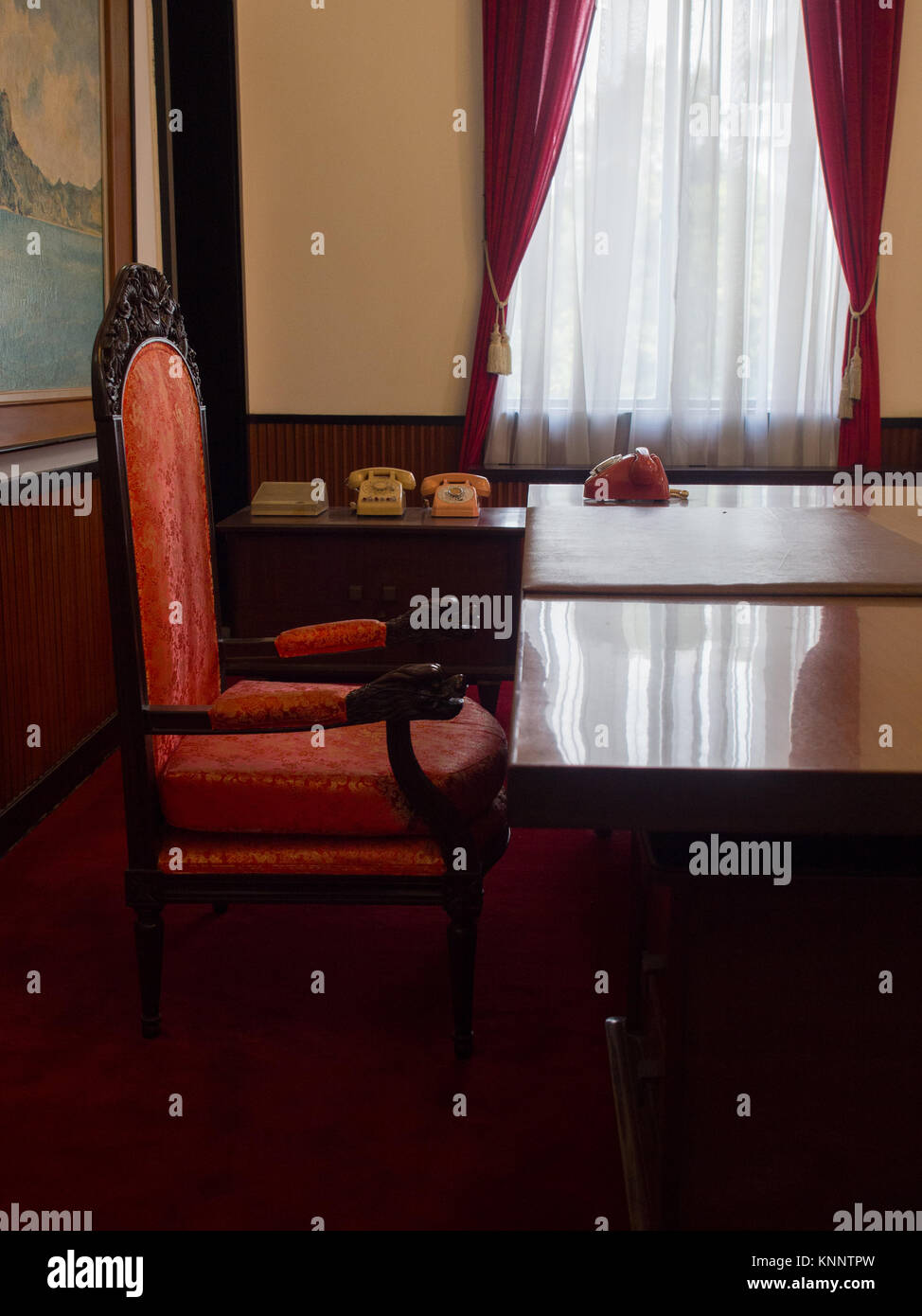 Zimmer im Inneren Unabhängigkeit Palace Stockfoto