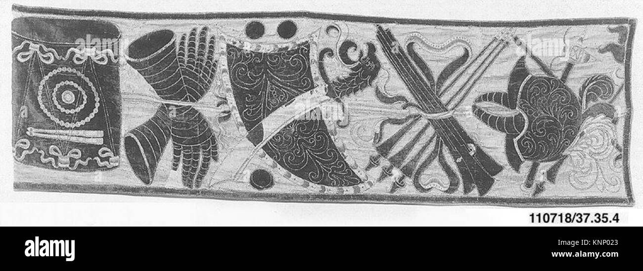 Eine Illustration, die eine historische Szene darstellt, auf einem Vintage-Buchumschlag, die eine vergangene Ära zeigt. Das Bild bietet eine nostalgische Perspektive, die sich für redaktionelle Zwecke in Publikationen mit Schwerpunkt auf Geschichte, Erbe oder Vintage-Themen eignet. Stockfoto