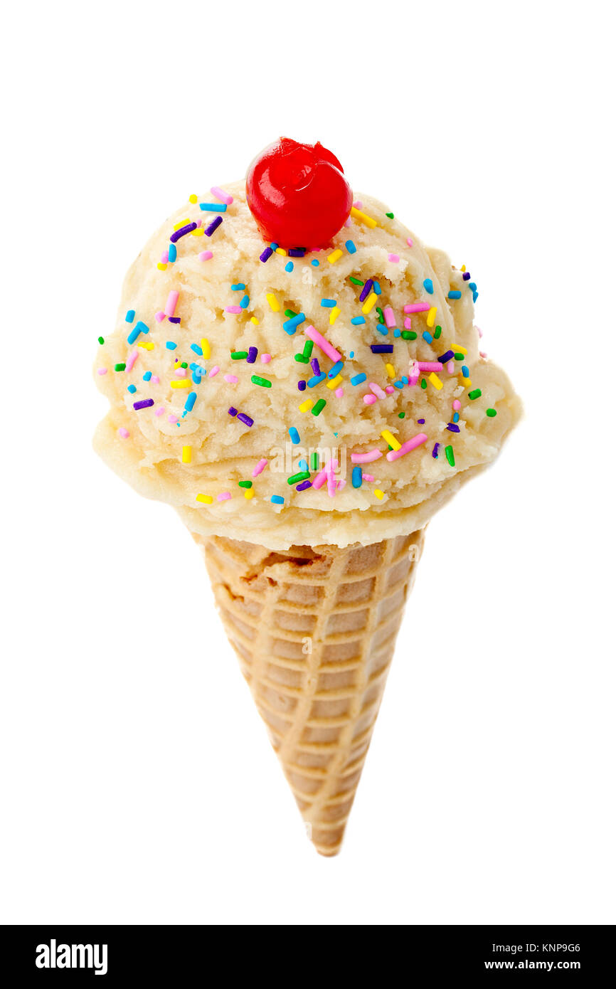 Kirsche Eis Stockfoto