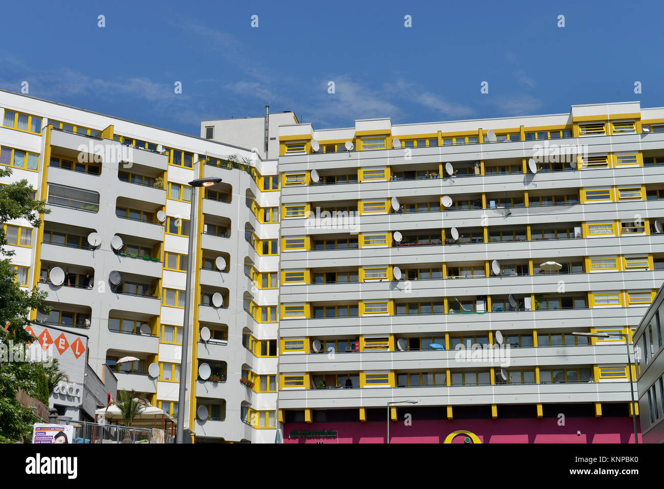 Kreuzberger Zentrum, Kottbusser Tor, Kreuzberg, Berlin, Deutschland, Kreuzberger Zentrum, Kottbusser Tor, Kreuzberg, Deutschland Stockfoto