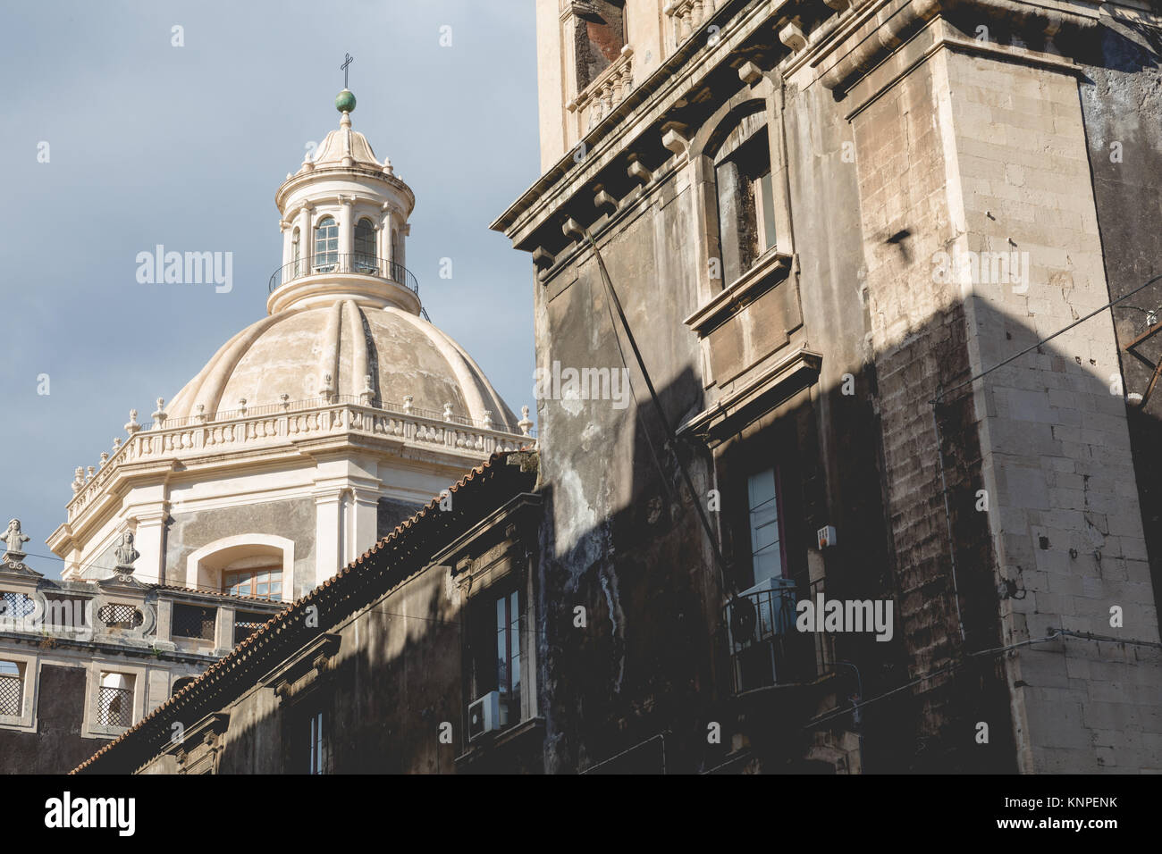 Kathedrale Santa Agatha von Catania in Sizilien, Italien. Stockfoto