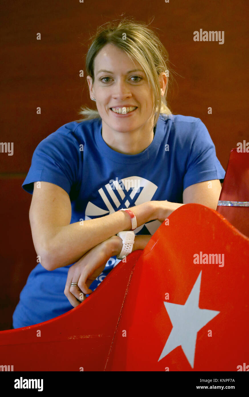 Eilidh Doyle während der Team Schottland Leichtathleten Ankündigung für den Gold Coast 2018 Commonwealth Games an der Universität Stirling. PRESS ASSOCIATION Foto. Bild Datum: Dienstag, den 12. Dezember 2017. Photo Credit: Jane Barlow/PA-Kabel Stockfoto