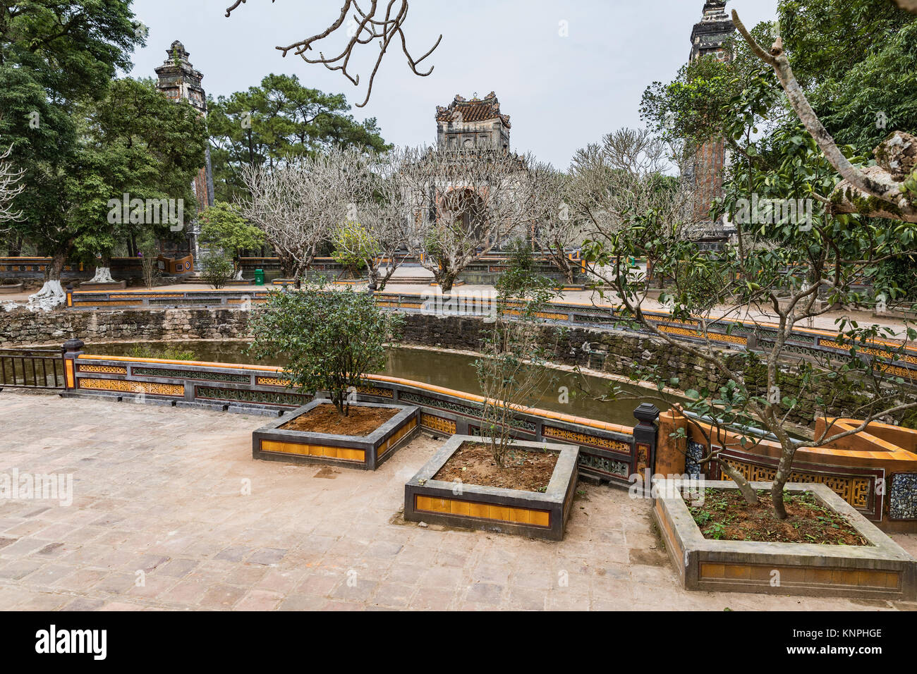 Grab des Tu Duc Kaiser in Hue, Vietnam. Ein UNESCO Weltkulturerbe. Hue, Vietnam Stockfoto