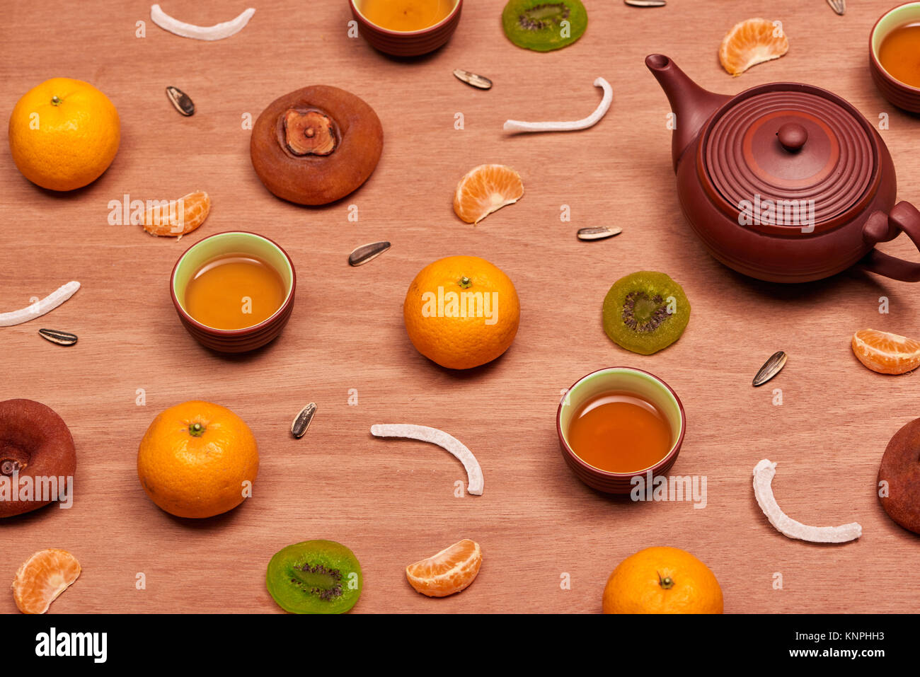 Das chinesische Neujahr Dekoration traditionelle mit der asiatischen Kultur. Stockfoto