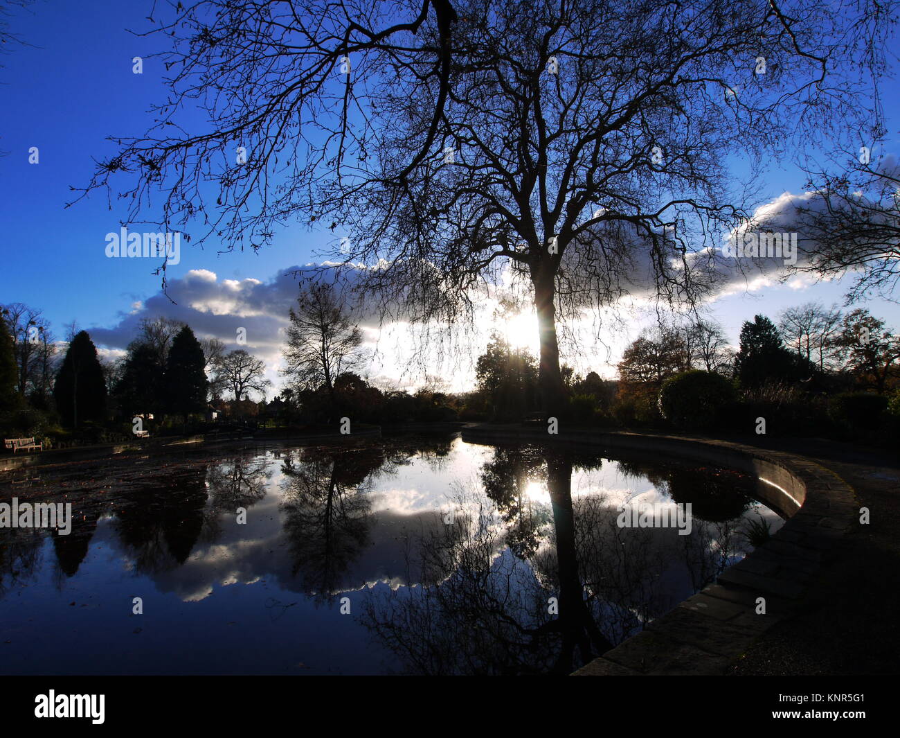 Stoke Park Gardens, Guildford, Surrey, Großbritannien. Stockfoto