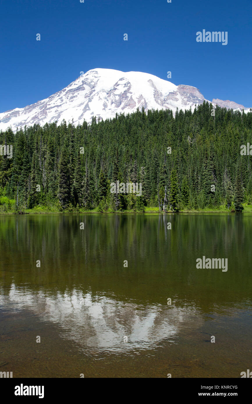 Reflection Lake, Mount Rainier National Park, Washington, USA Stockfoto