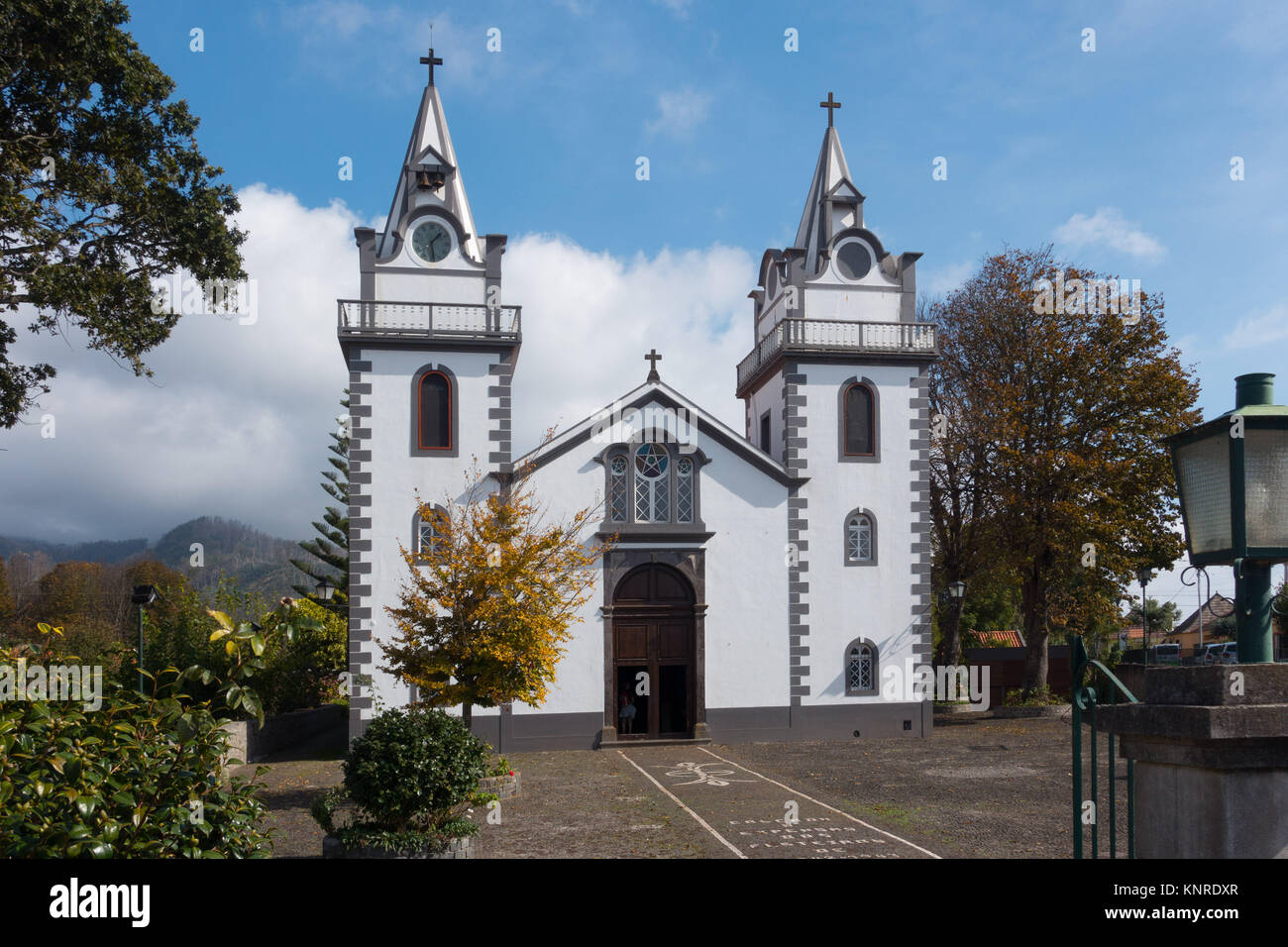Unsere Liebe Frau von Neves Kirche in Prazeres (Freude) auf der Insel Madeira Stockfoto