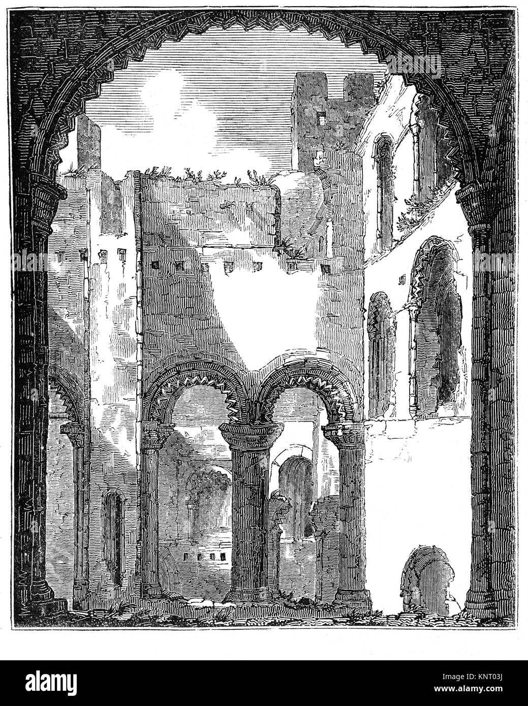 Bleibt der oberen Geschichte des 11. Jahrhunderts Rochester Castle am Ufer des Medway in Rochester, Kent, South East England stehen. Auf dem Fluss Medway und Watling Street, die erste Burg in der Zeit nach der normannischen Eroberung gegründet wurde und Bischof Odo gegeben, vermutlich durch seinen Halbbruder Wilhelm der Eroberer. Während der Rebellion von 1088 über die Nachfolge des englischen Thron, Odo unterstützt Robert Curthose, ältester Sohn des Eroberers, gegen William Rufus. Stockfoto