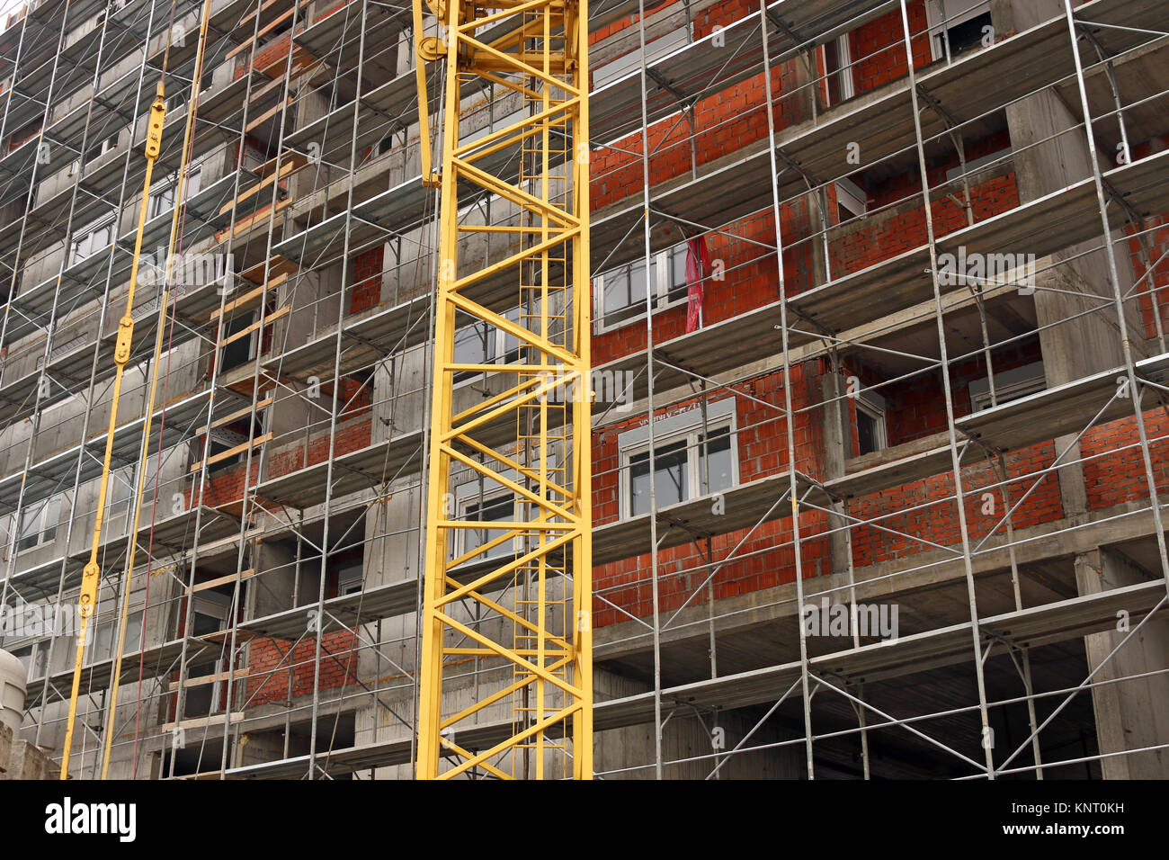 Neubau Baustelle detail Stockfoto