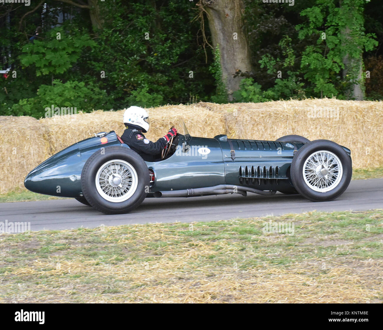 Doug Hügel, BRM V16 P 15 Mk 1, 1950 Goodwood Festival der Geschwindigkeit, 2014, 2014, Autosport, Autos, Festival der Geschwindigkeit, Goodwood, Goodwood Goodwood FoS, FoS, 20. Stockfoto