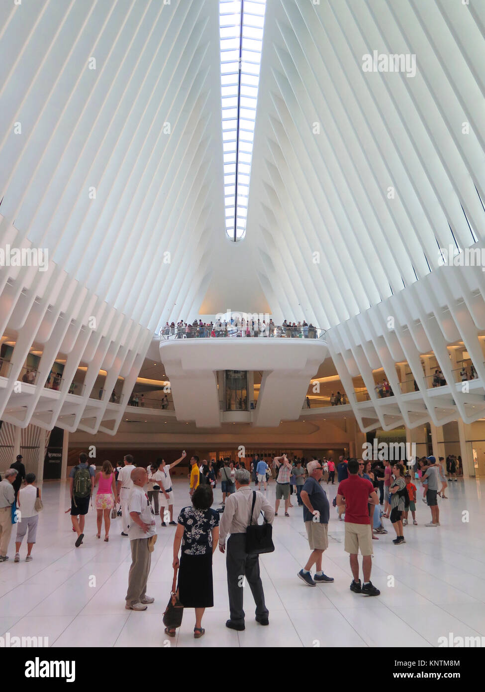 Neue Westfield WORLD TRADE CENTER Mall, Lower Manhattan, New York, USA Stockfoto