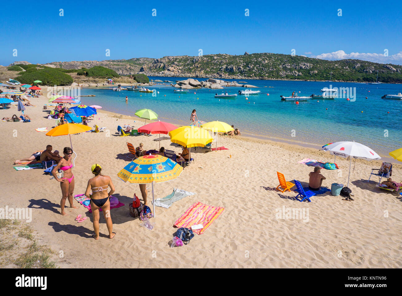 Santa Reparata Strand, Capo Testa, Santa Teresa di Gallura, Sardinien, Italien, Mittelmeer, Europa Stockfoto