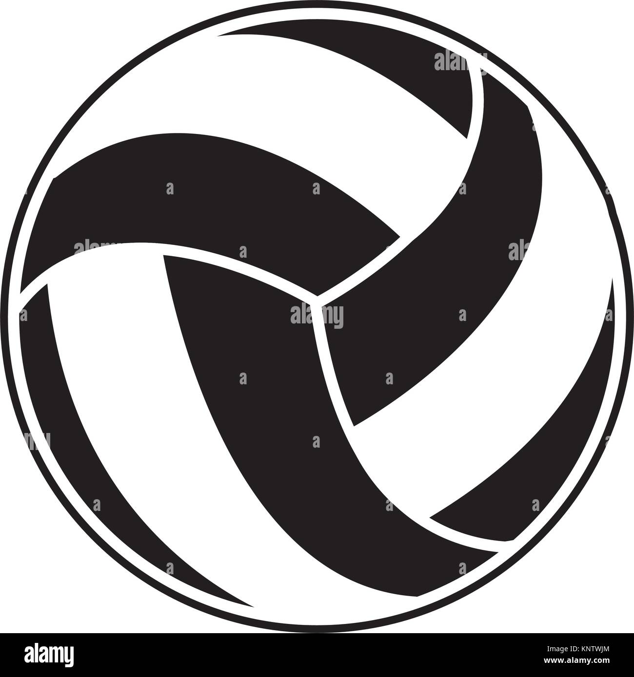 Volleyballball design kaufen Alamy