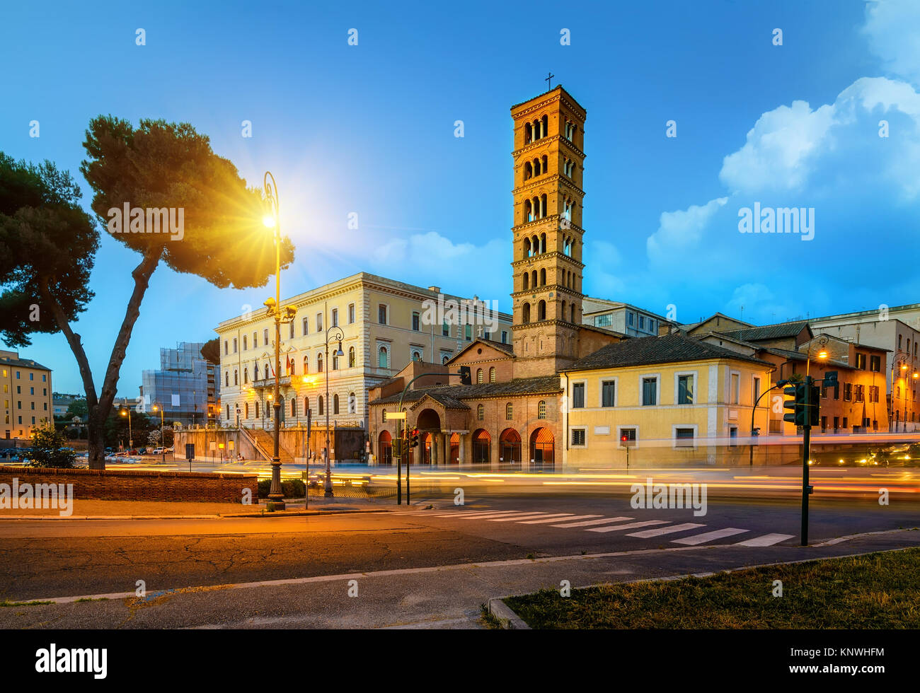 Kirche Santa Maria in Cosmedin in Rom Italien Stockfoto