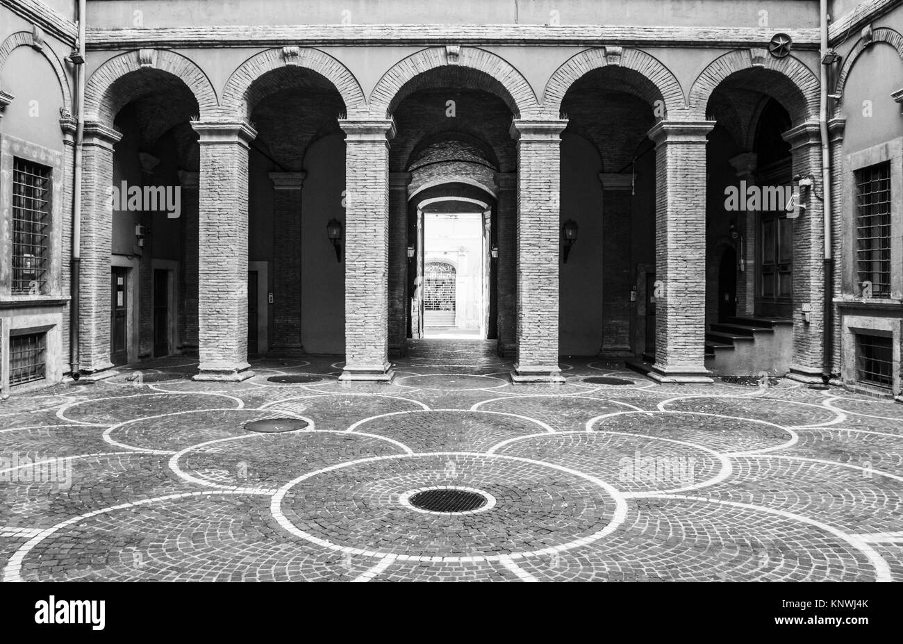 Terni, Italien - Das historische Zentrum von Terni, die zweitgrößte Stadt der Region Umbrien, Italien Stockfoto