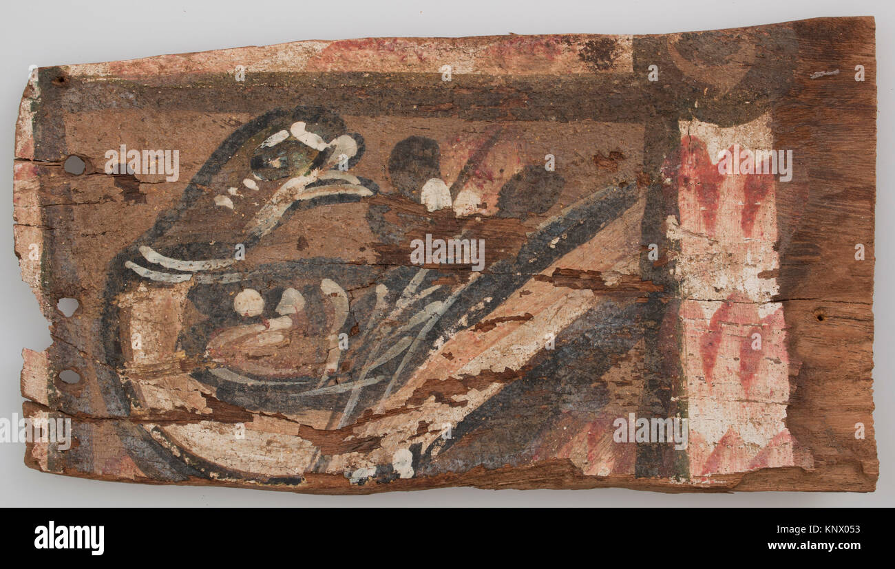 Angezeigt. Datum: 5. Jahrhundert; Geographie: Ägypten zugeschrieben; Mittel: Holz; gemalt; Abmessungen: H. 6 9/16 in. (16.7 cm); Klassifikation: Holz Stockfoto