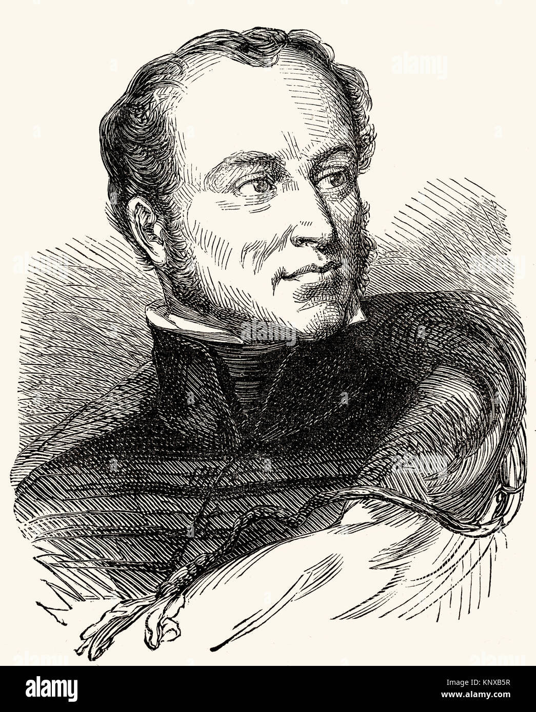 Charles Nicolas Fabvier, 1782-1855, ein Botschafter, allgemeine und französisches Mitglied des Parlaments Stockfoto